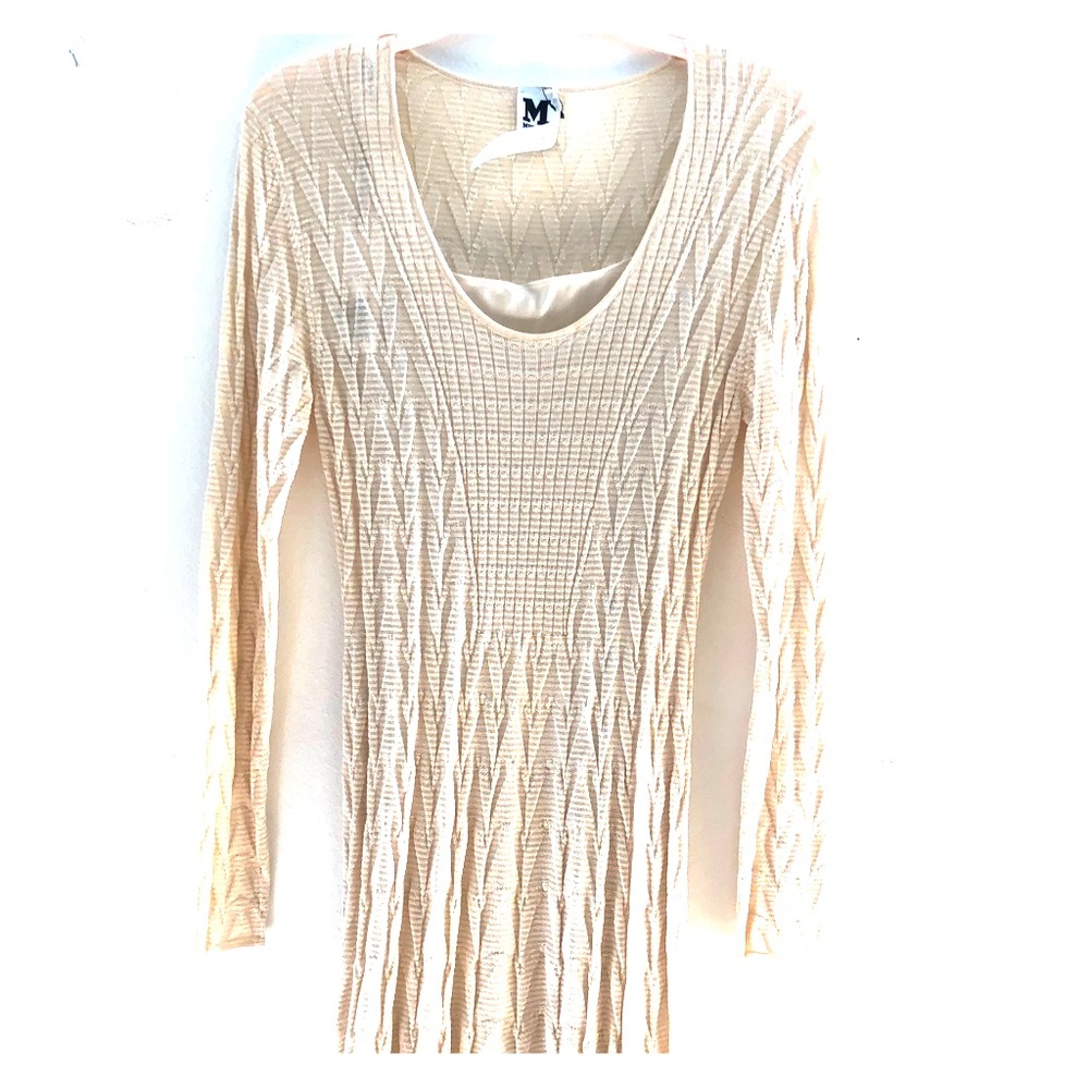 Missoni beige dress NWT